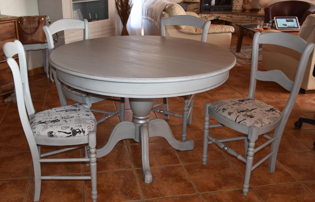 Relooker Table Merisier Louis Philippe