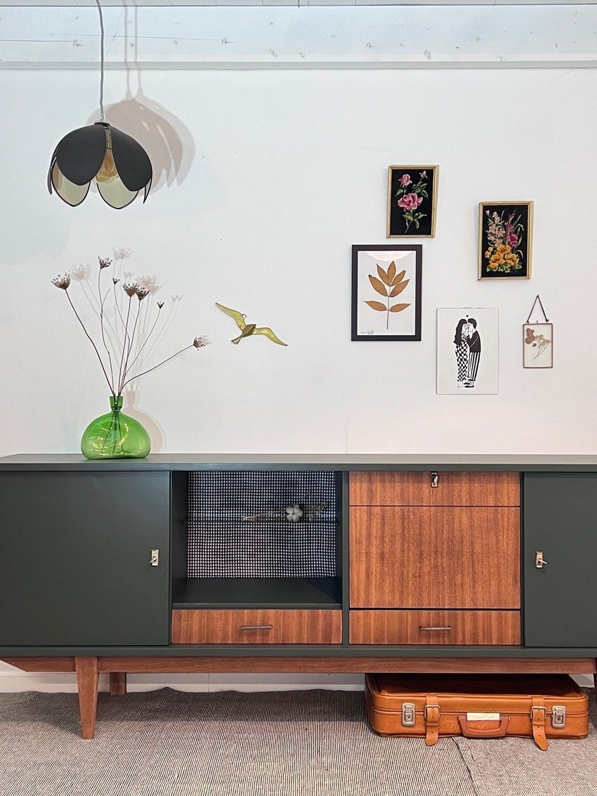 enfilade vintage relookée