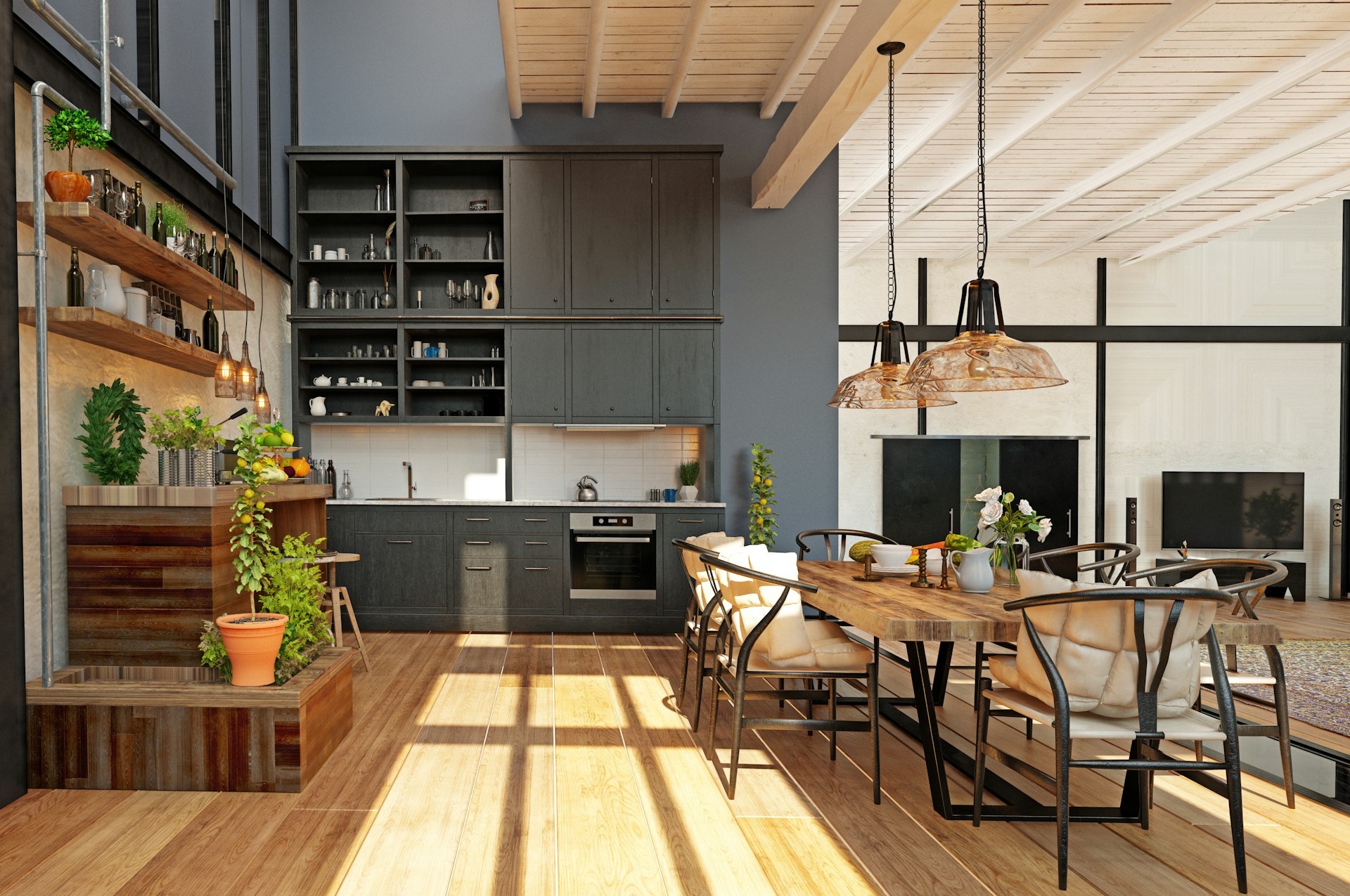 Armoire industrielle - style loft
